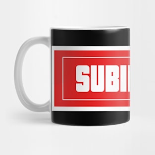 subie red vintage Mug